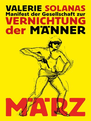 cover image of Manifest der Gesellschaft zur Vernichtung der Männer